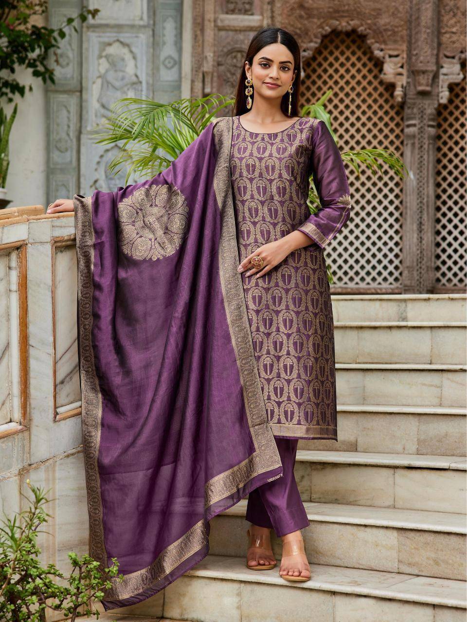 Ibiza carol ethnic dress material wholesale